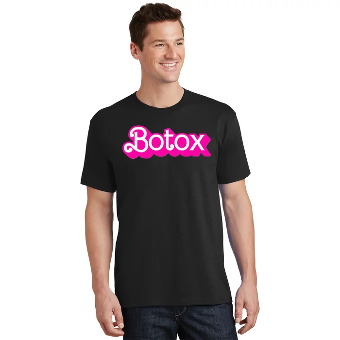 Botox Barb Trending But First Cute Fun Pink Botox Barb T-Shirt