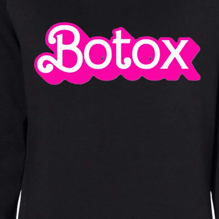 Botox Barb Trending But First Cute Fun Pink Botox Barb Womens California Wash Sweatshirt