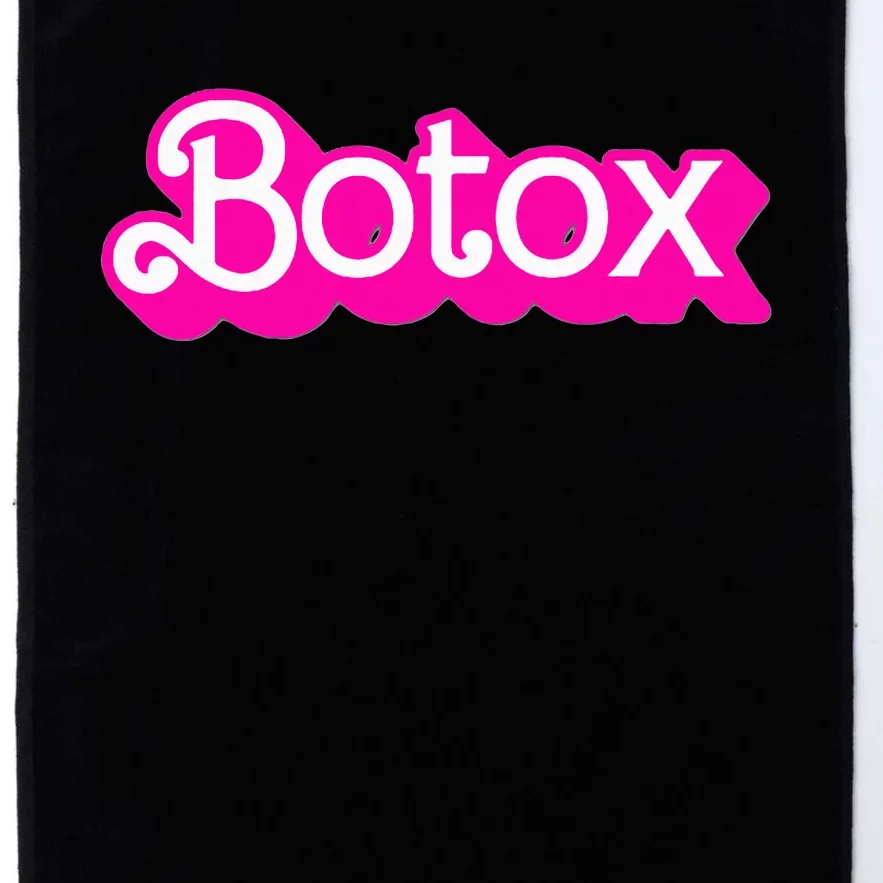 Botox Barb Trending But First Cute Fun Pink Botox Barb Platinum Collection Golf Towel