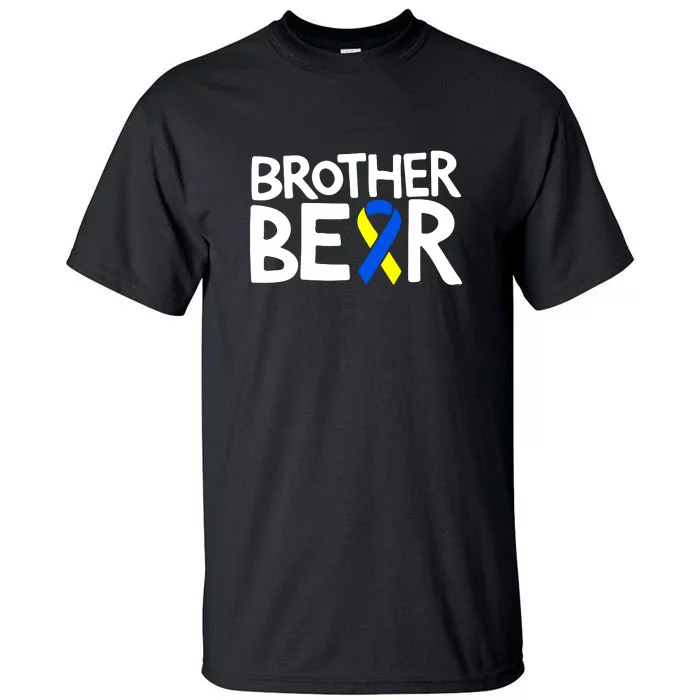 Brother Bear T21 Day Down Syndrome Awareness Gift Tall T-Shirt