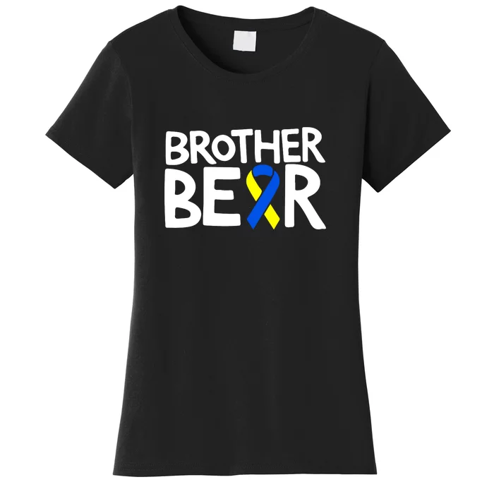 Brother Bear T21 Day Down Syndrome Awareness Gift Women's T-Shirt