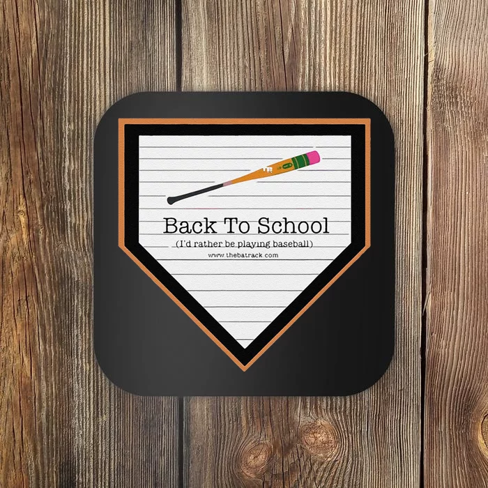 Baseball Back To School Coaster