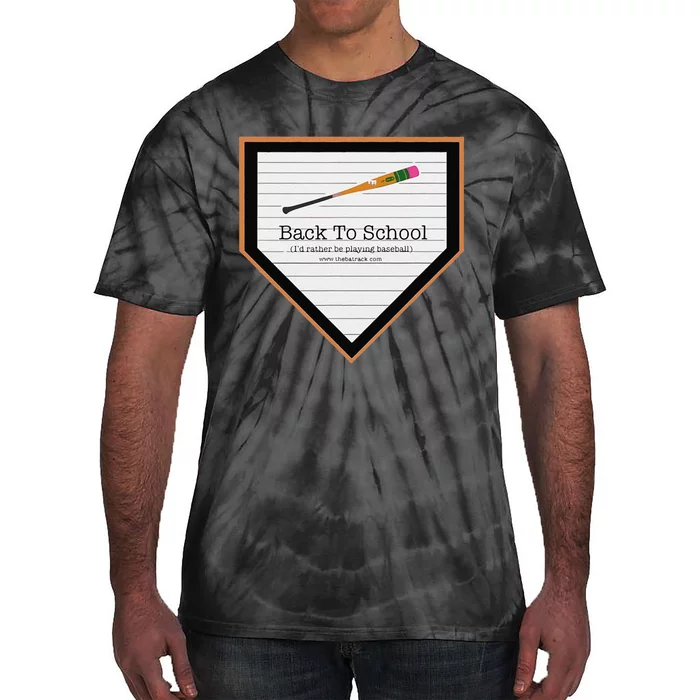 Baseball Back To School Tie-Dye T-Shirt