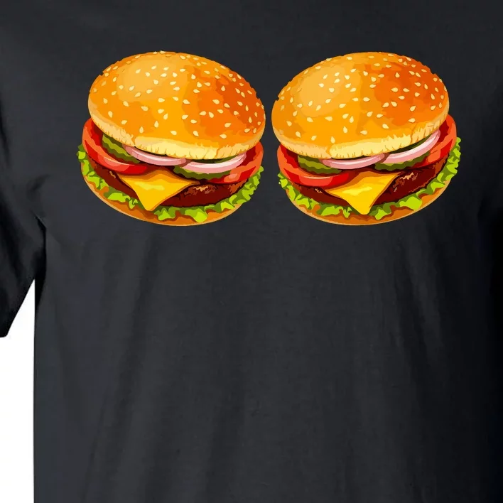 Big Boobs Two Big Hamburger Titty Boobie Tall T-Shirt