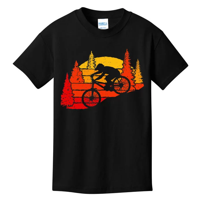 Bike Biker Tee Cyclis Mountain Biking Kids T-Shirt