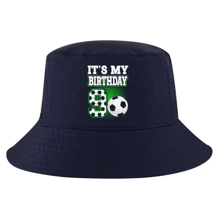 Birthday Boy Tees 9 Soccer Its My 9th Birthday Soccer Cool Comfort Performance Bucket Hat