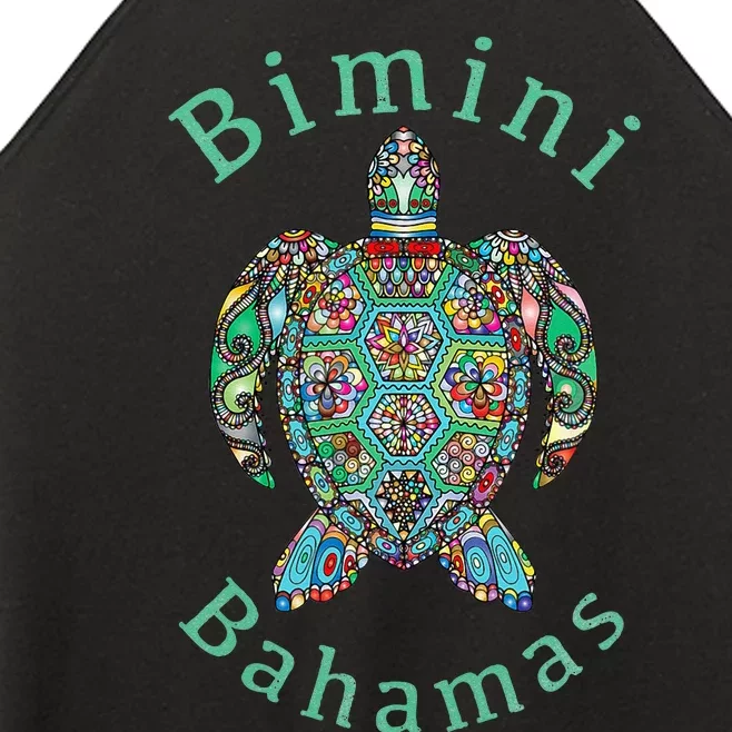 Bimini Bahamas Tribal Turtle Gift Women’s Perfect Tri Rocker Tank