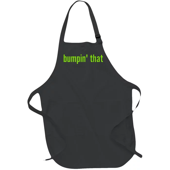 Bratty Bumpin That Brat Themed Bumper Full-Length Apron With Pocket