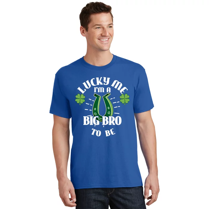 Big Bro To Be Lucky Big Bro Gift For New Big Bro Cute Gift T-Shirt