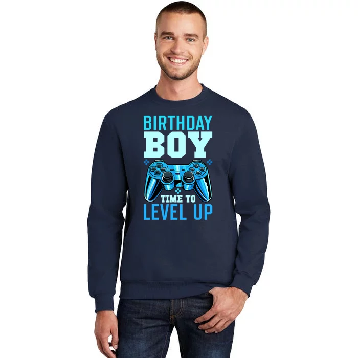 Birthday Boy Time To Level Up Matching Video Gamer Birthday Sweatshirt