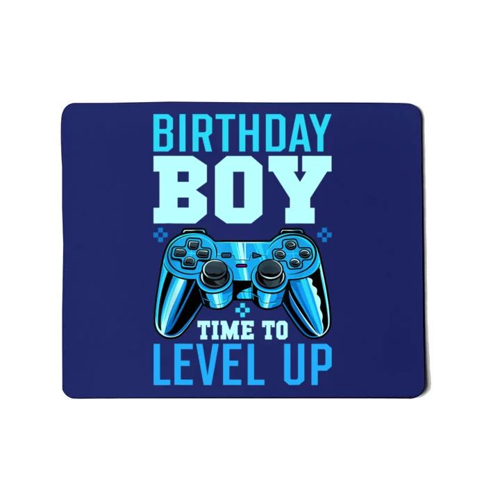 Birthday Boy Time To Level Up Matching Video Gamer Birthday Mousepad