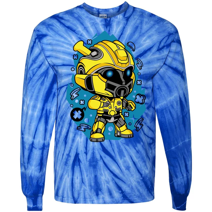 Bumblebee Tie-Dye Long Sleeve Shirt