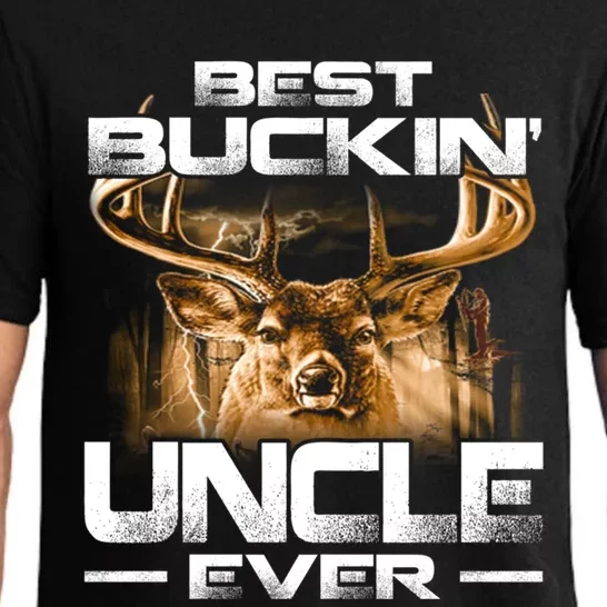 Best Buckin Uncle Ever Deer Hunting Bucking Father Gift Pajama Set