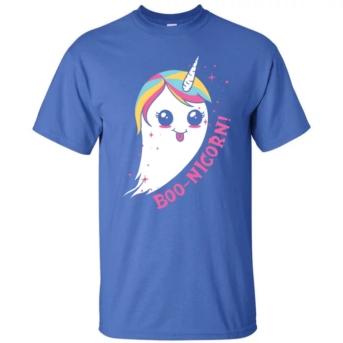 Boonicorn BooNicorn Unicorn Ghost Funny Cute Halloween Boo! Gift Tall T-Shirt