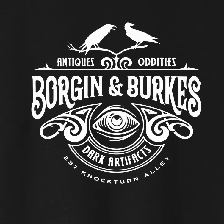 Borgin & Burkes Unusual And Ancient Wizarding Artefacts. Wizard Women's Crop Top Tee