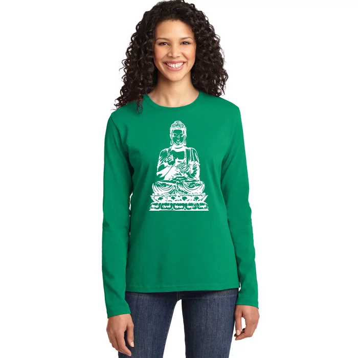 Buddha Ladies Long Sleeve Shirt