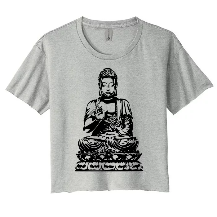 Buddha Women's Crop Top Tee