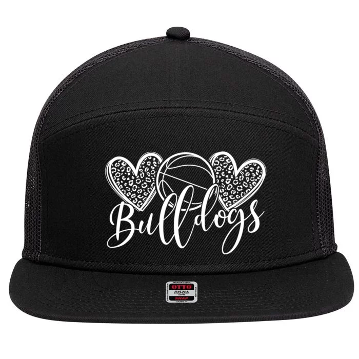 Bulldogs 7 Panel Mesh Trucker Snapback Hat