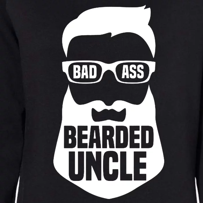 Badass Bearded Uncle Womens California Wash Sweatshirt