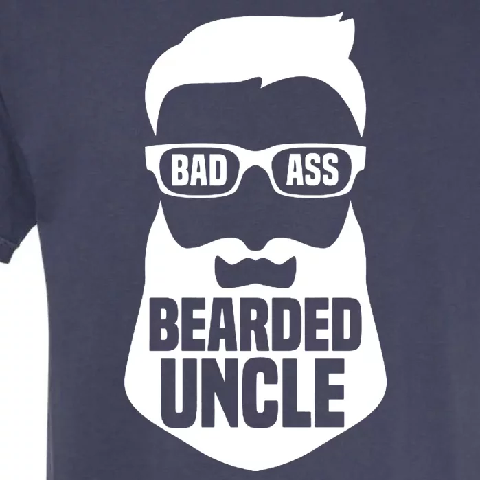 Badass Bearded Uncle Garment-Dyed Heavyweight T-Shirt