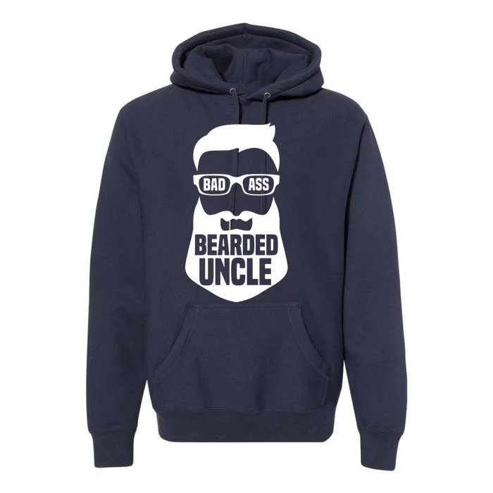 Badass Bearded Uncle Premium Hoodie