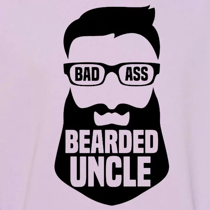 Badass Bearded Uncle Garment-Dyed Sweatshirt