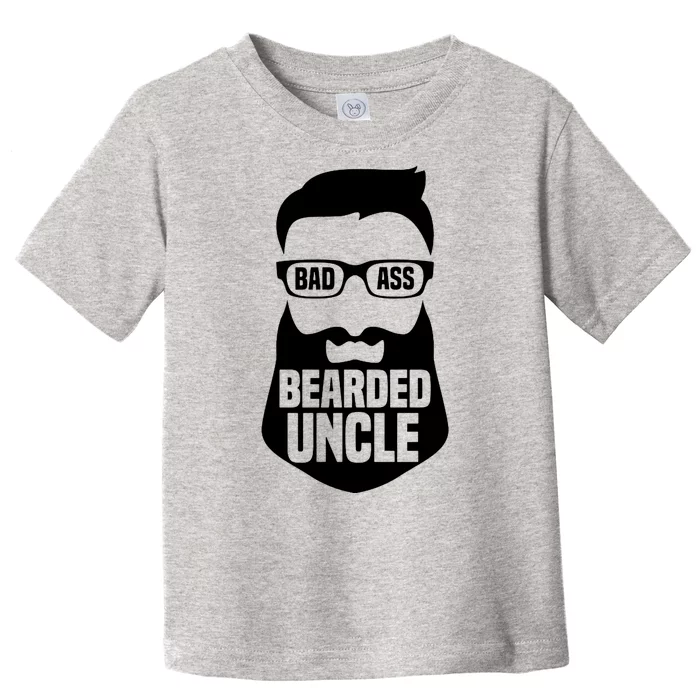 Badass Bearded Uncle Toddler T-Shirt