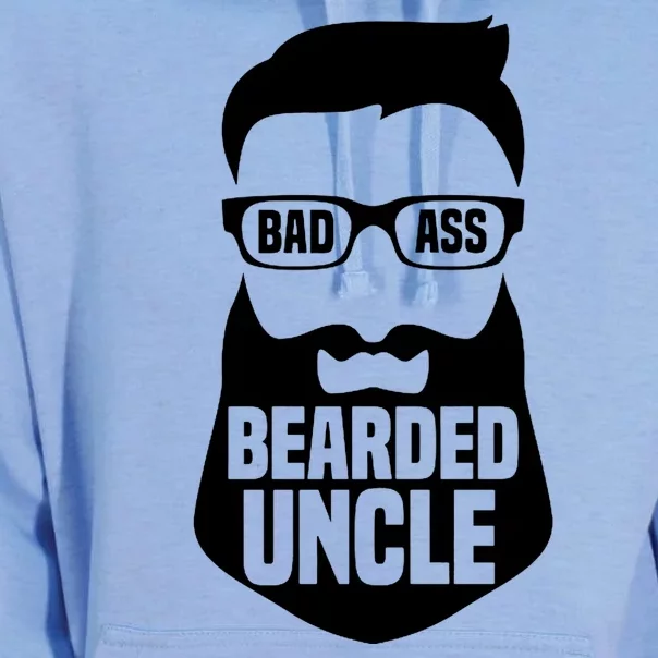 Badass Bearded Uncle Unisex Surf Hoodie