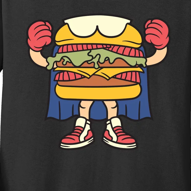 Burger Kids Long Sleeve Shirt