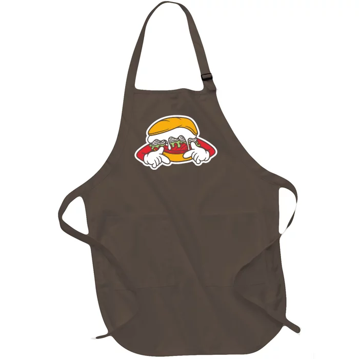 Burger Full-Length Apron With Pocket