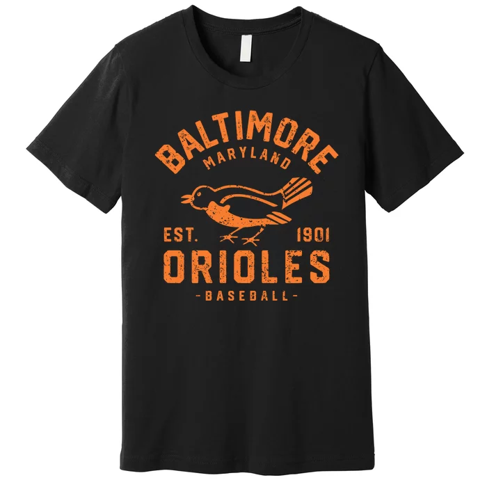 Batimore Baseball Vintage Premium T-Shirt