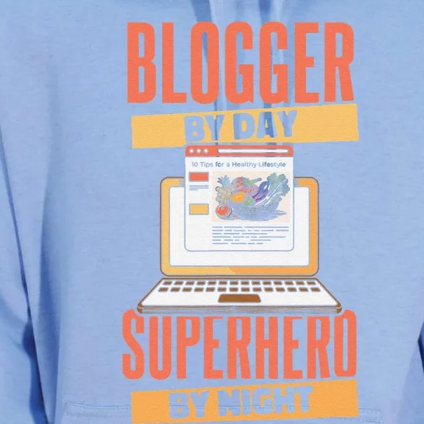 Blog Blogging Vlogging Content Creator Vlogger Blogger Unisex Surf Hoodie