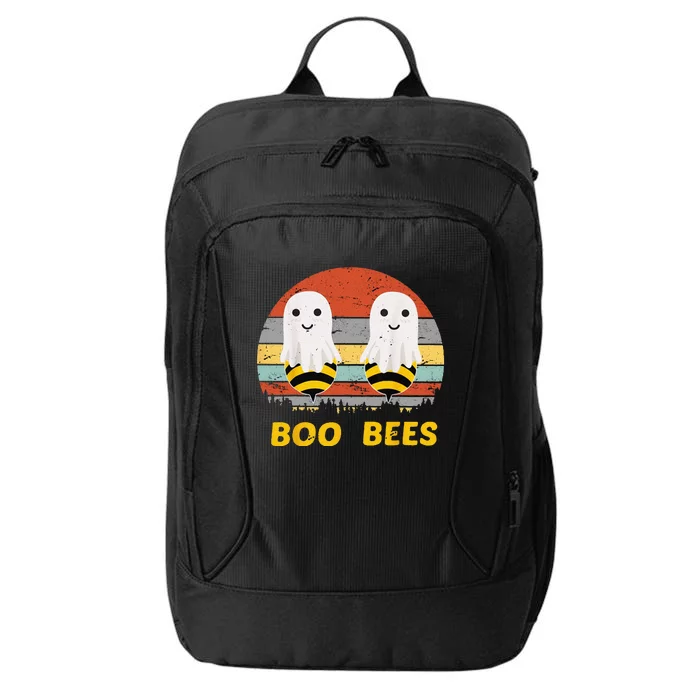 Boo Bees Vintage Halloween Vintage Boo Bees Funny City Backpack