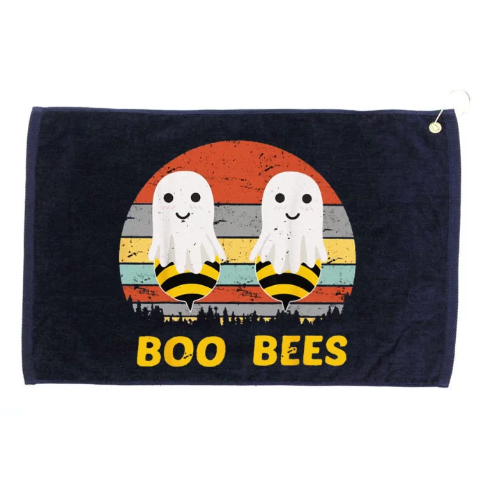 Boo Bees Vintage Halloween Vintage Boo Bees Funny Grommeted Golf Towel