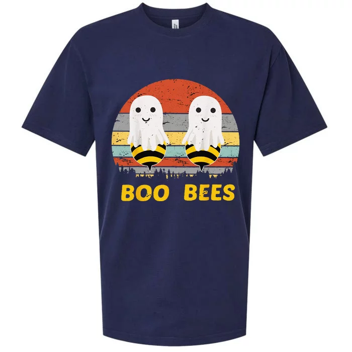 Boo Bees Vintage Halloween Vintage Boo Bees Funny Sueded Cloud Jersey T-Shirt