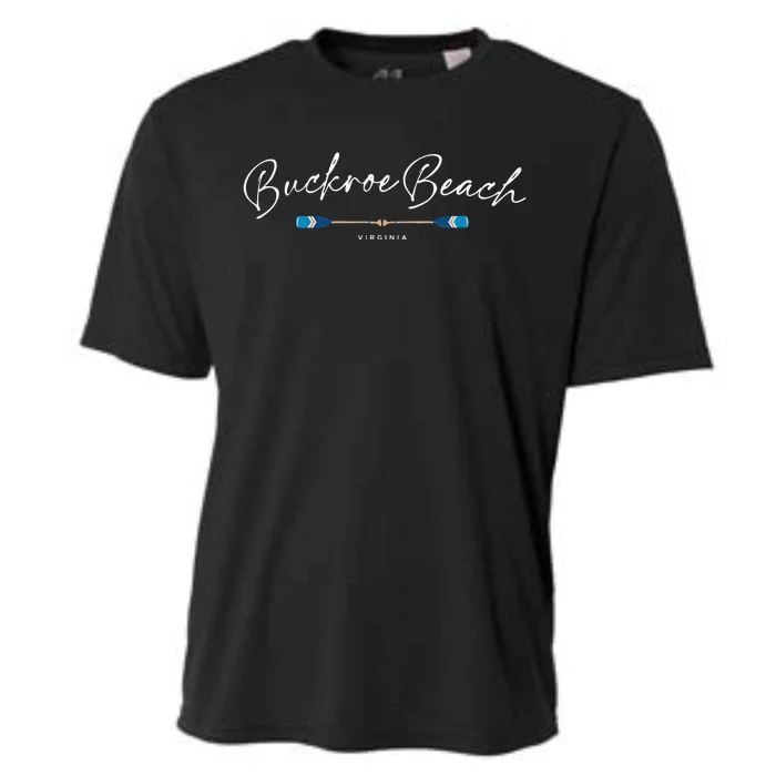 Buckroe Beach Virginia Oars Graphic Cooling Performance Crew T-Shirt