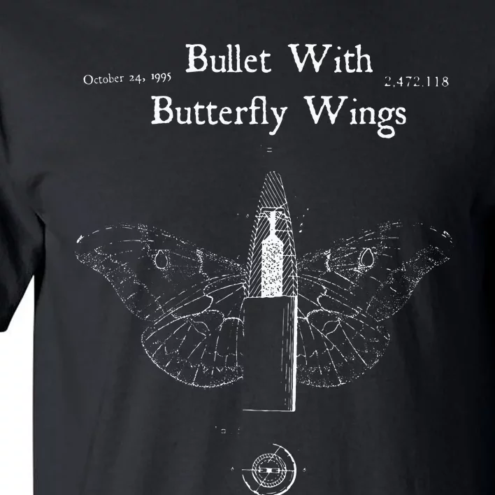 Bullet Butterfly Wings Pumpkins Alternative 90s Rock Music Tall T-Shirt