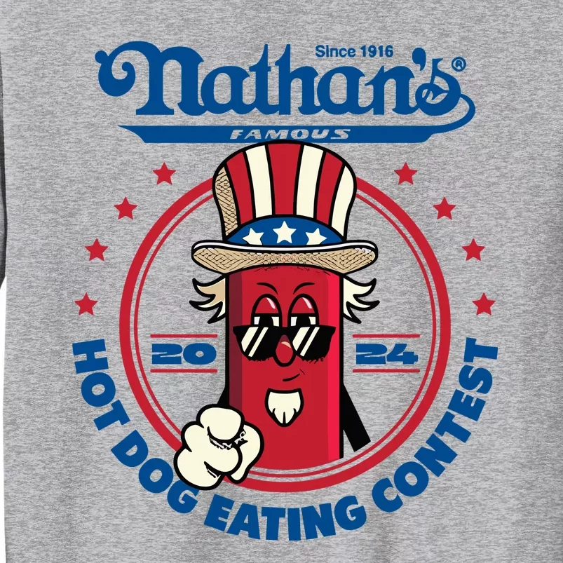 Badlands Booker Wearing 2024 Hot Dog Eating Contest Limited Tall Sweatshirt