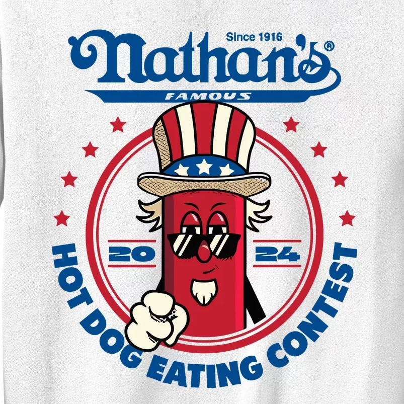 Badlands Booker Wearing 2024 Hot Dog Eating Contest Limited Sweatshirt