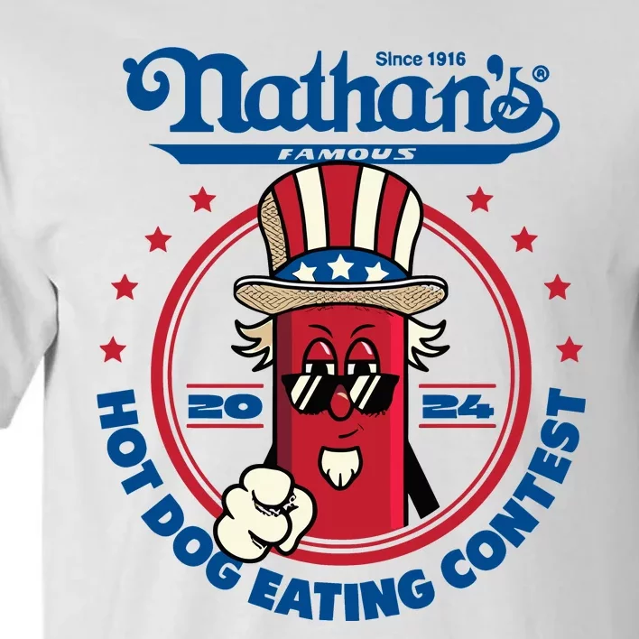 Badlands Booker Wearing 2024 Hot Dog Eating Contest Limited Tall T-Shirt