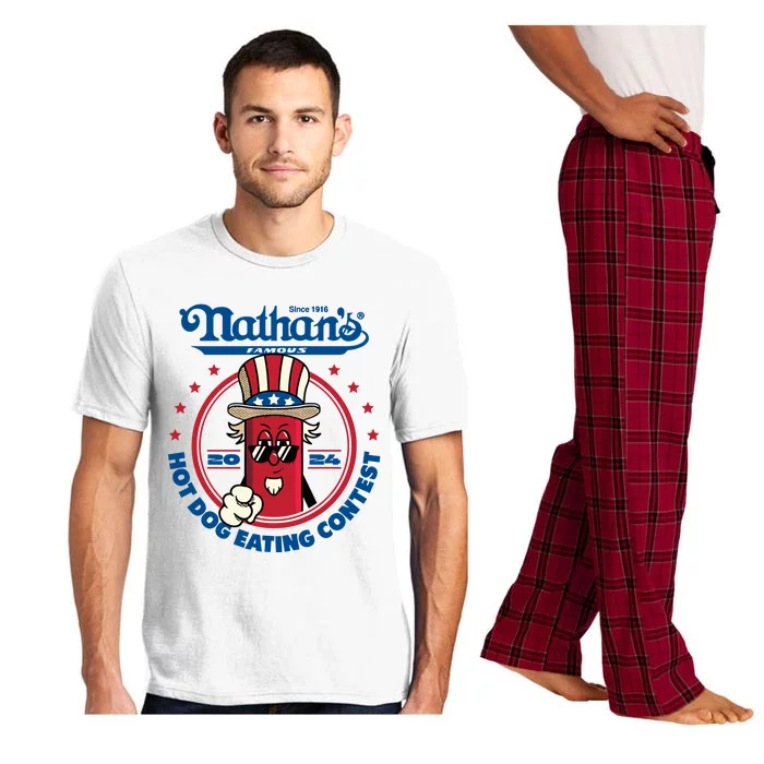 Badlands Booker Wearing 2024 Hot Dog Eating Contest Limited Pajama Set