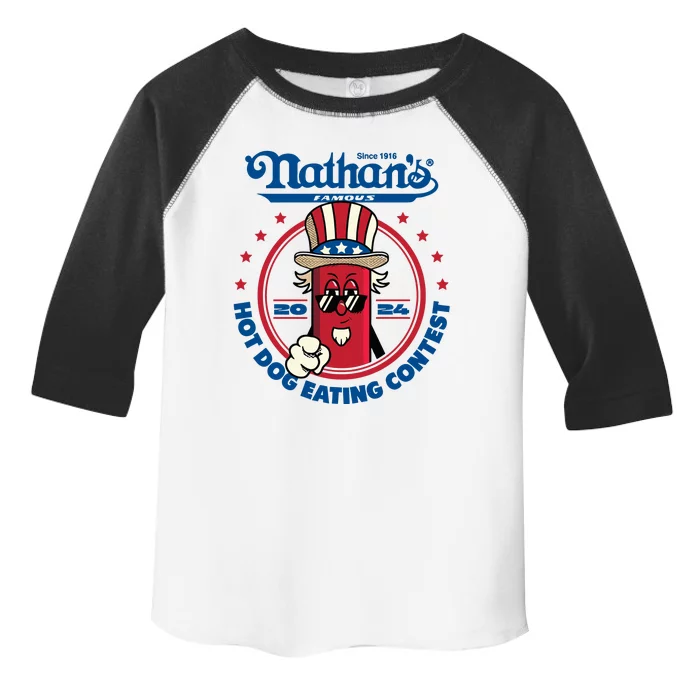 Badlands Booker Wearing 2024 Hot Dog Eating Contest Limited Toddler Fine Jersey T-Shirt