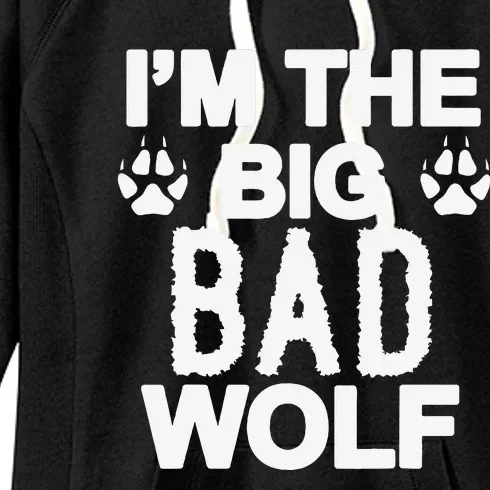 Big Bad Werewolf Wolf Lover Dog Women's Fleece Hoodie