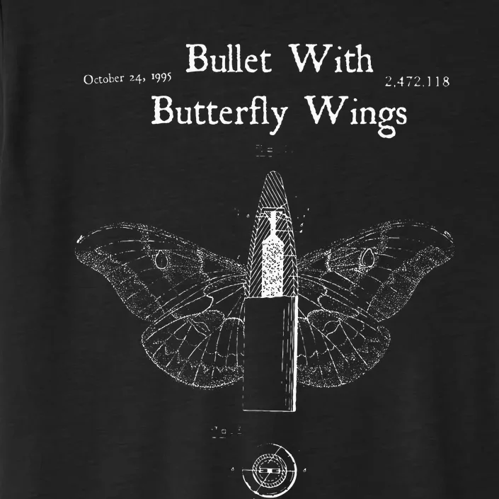 Bullet Butterfly Wings Alternative 90s Rock Music ChromaSoft Performance T-Shirt