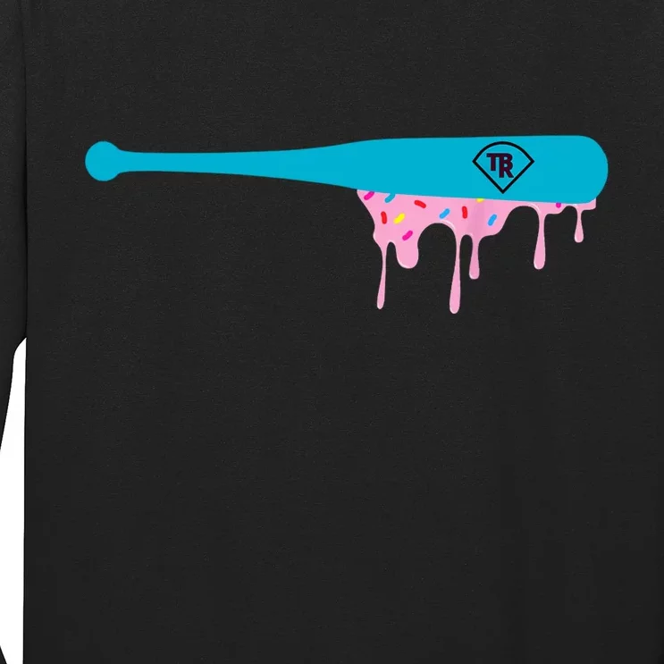 Baseball Bat With Sprinkles Drip Long Sleeve Shirt