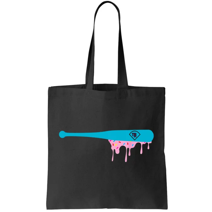 Baseball Bat With Sprinkles Drip Tote Bag