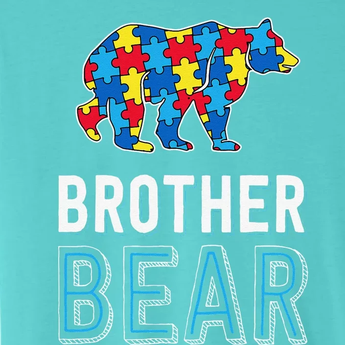 Brother Bear World Autism Awareness Day Family Puzzle Piece ChromaSoft Performance T-Shirt