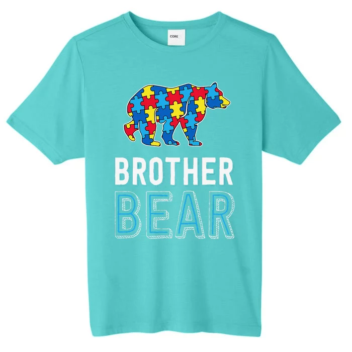 Brother Bear World Autism Awareness Day Family Puzzle Piece ChromaSoft Performance T-Shirt