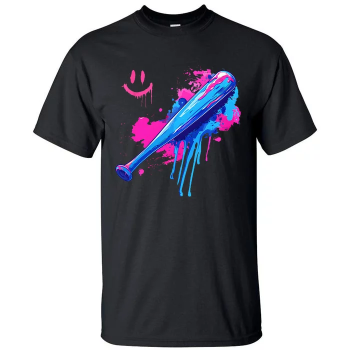 Baseball Bat With Sprinkles Drip Tall T-Shirt