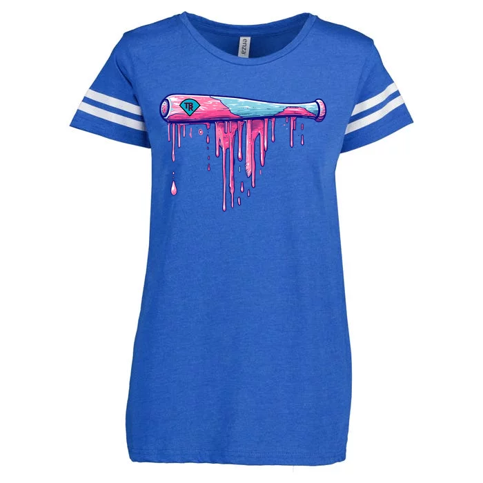 Baseball Bat With Sprinkles Drip Enza Ladies Jersey Football T-Shirt